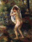 Young Girl Undressing Pierre Renoir